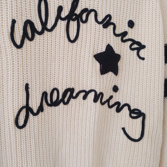 FOREVER21 California Dreaming Cozy Knit Yarn Sweater - Size Large - Picture 2 of 3
